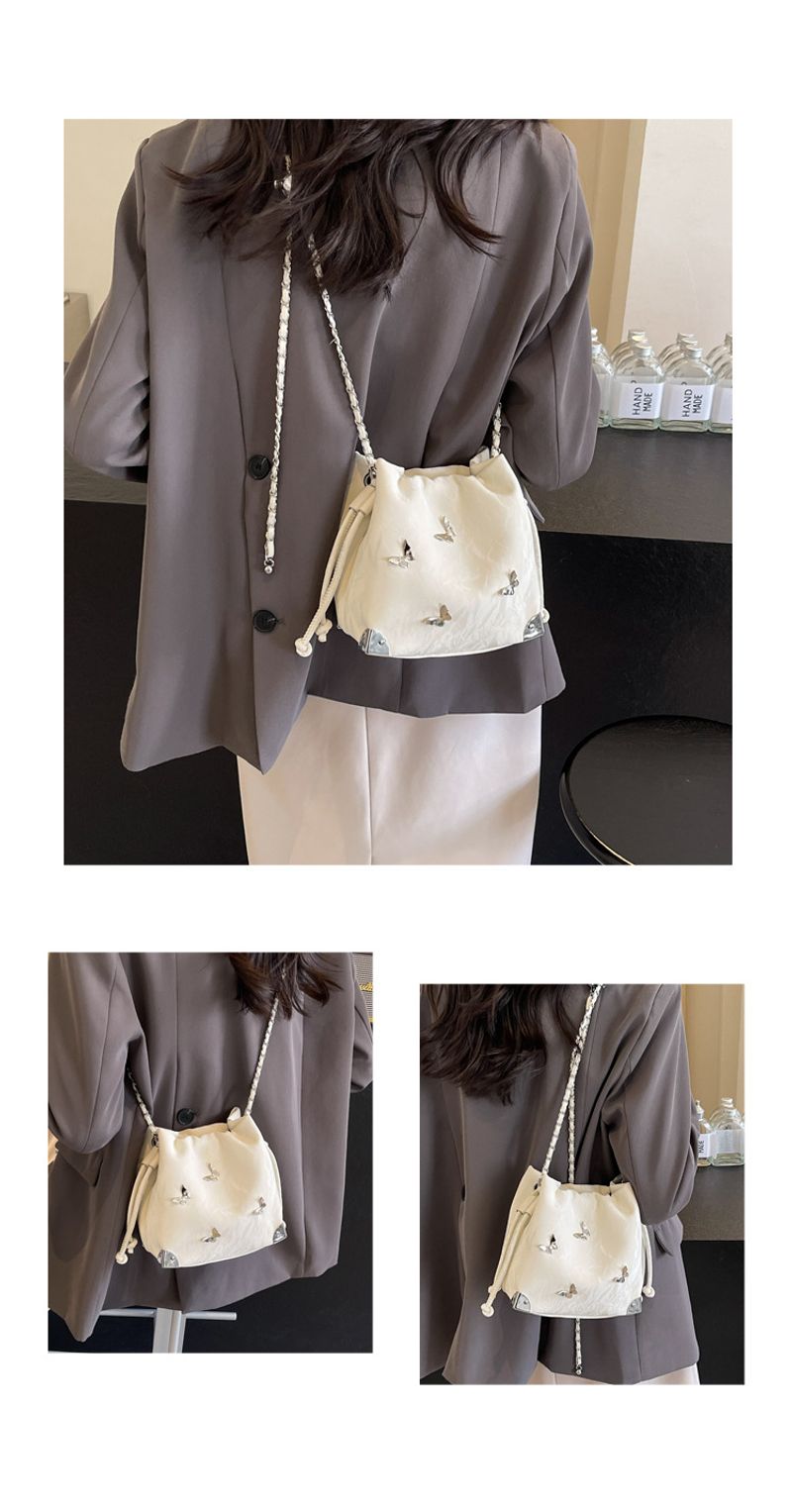 Borsa a mano Super Niche per donna Nuova borsa a secchiello popolare a forma di farfalla, versatile, monospalla, diagonale_voghion.com