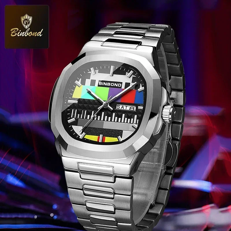 Retro Men's Quartz Watch With Calendar And Luminous Hands_voghion.com