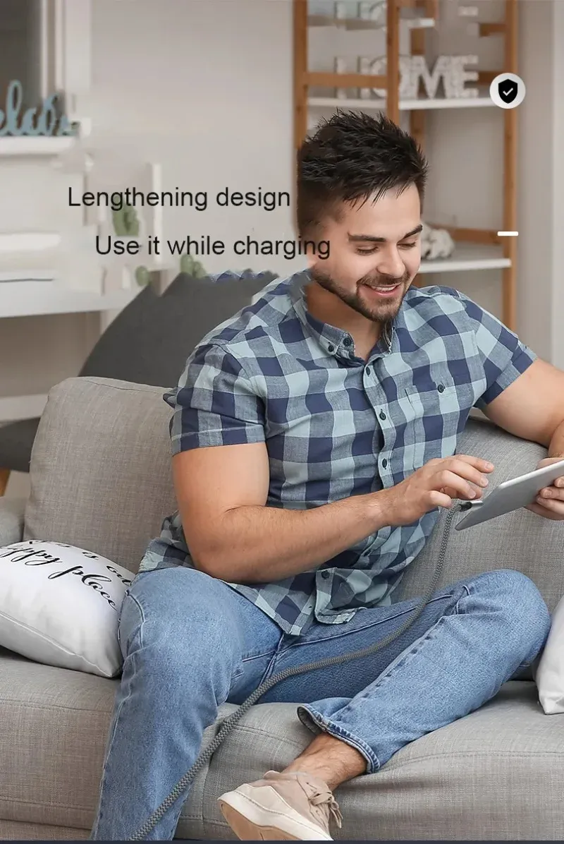 Câble de charge Super vers Type-C extra long de 3, 5, 8, 10 m, cordon de chargeur extensible pour téléphone portable Xiaomi Samsung Type-C_voghion.com