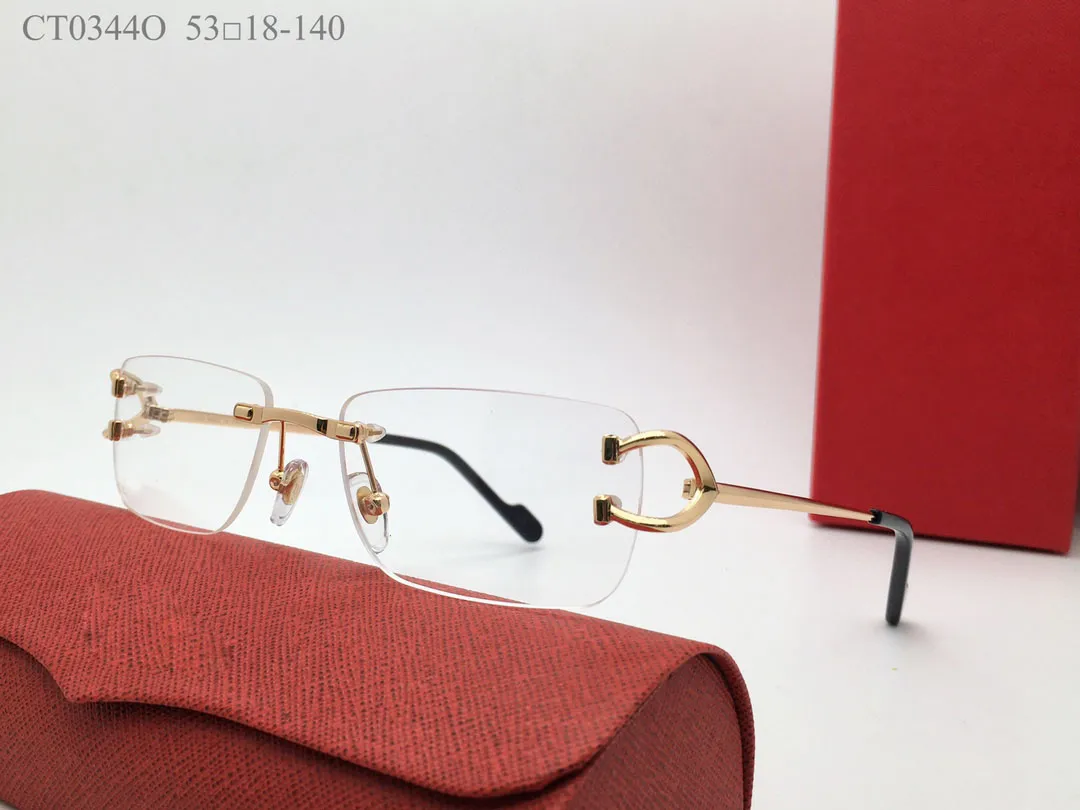 Mode kantløse læsebriller Anti blåt lys blokerende stel Kvinder Mænd Ultralight Business Presbyopia Eyeglasses 0 1.0_voghion.com