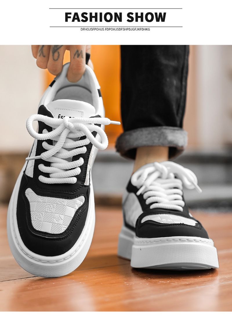 Nieuwe sneakers voor studenten Lichte veterschoenen voor casual gebruik_voghion.com