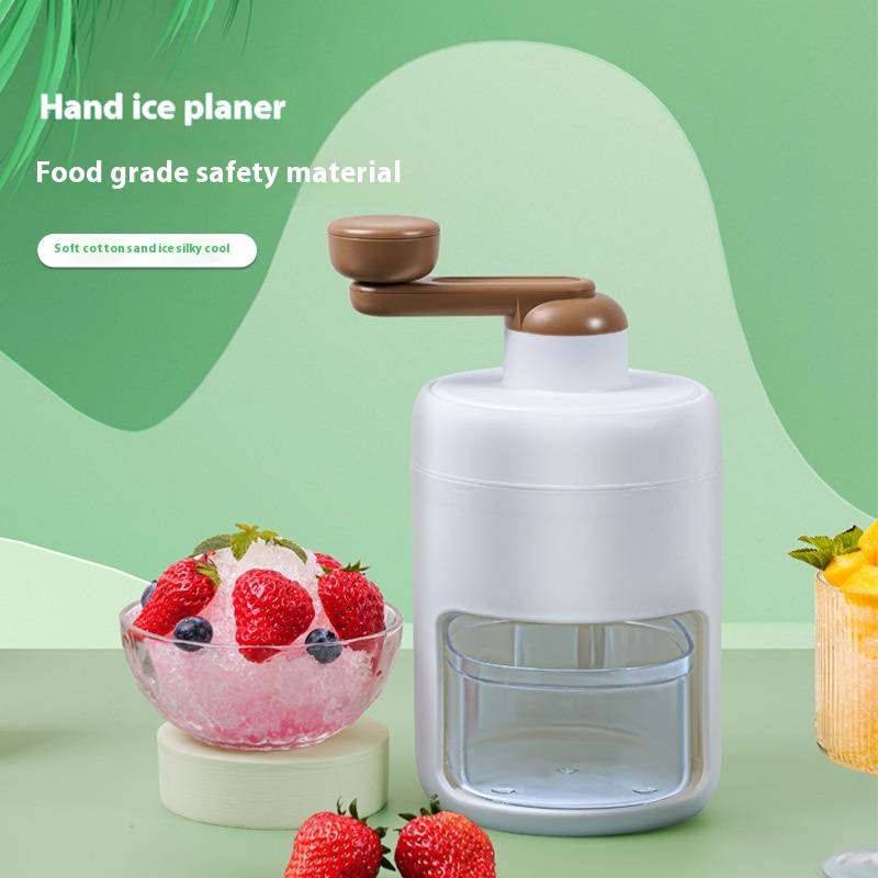 Altri utensili e gadget da cucina Macchina tritaghiaccio per bancarelle senza elettricità Piccolo tritaghiaccio manuale Frullatore a manovella per uso domestico