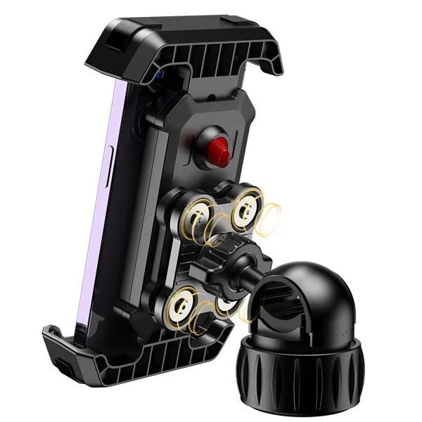 Universal Smartphone Mount For Bicycle And Motorcycle 360 Rotation_voghion.com