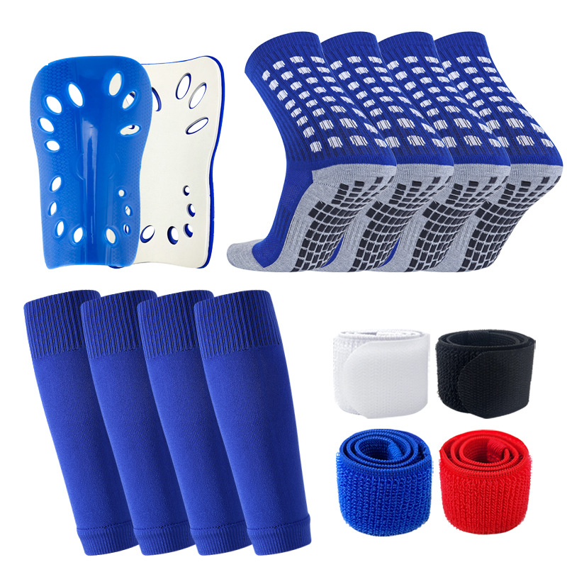 Unisex Adult men's and women's non-slip adhesive football socks combination set leg warmers and tights