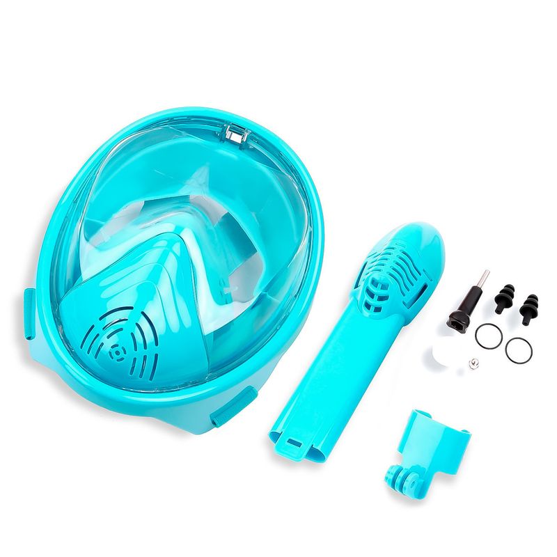 Full dry gear Children's waterproond anti-fog full face diving mask snorkeg kit_voghion.com