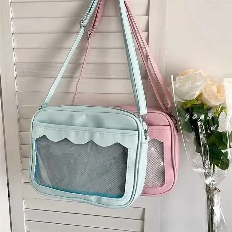 Ita bag borsa a tracolla donna con tasca trasparente a vista_voghion.com