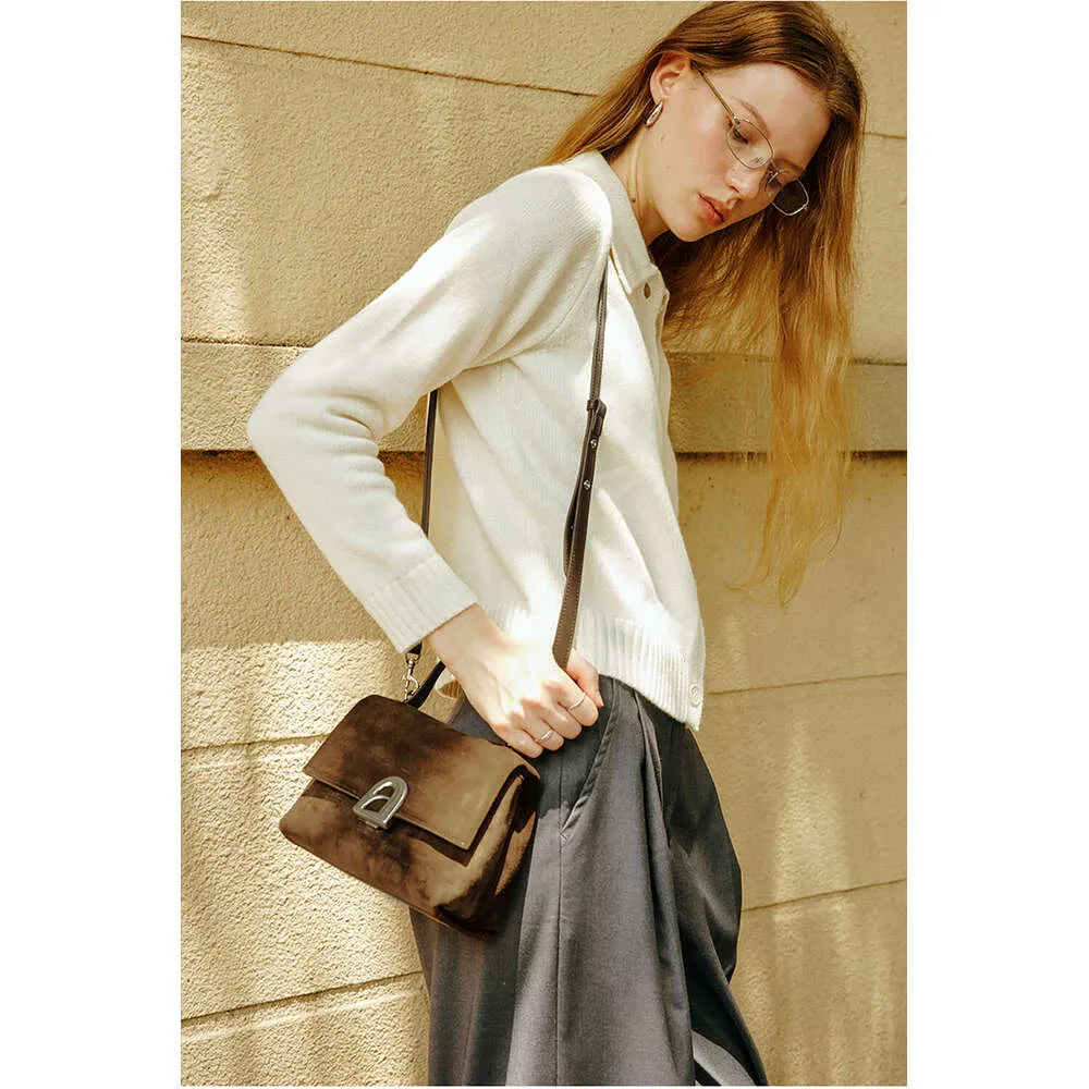 Dames schoudertas van suède handtas voor de herfst en de winter_voghion.com