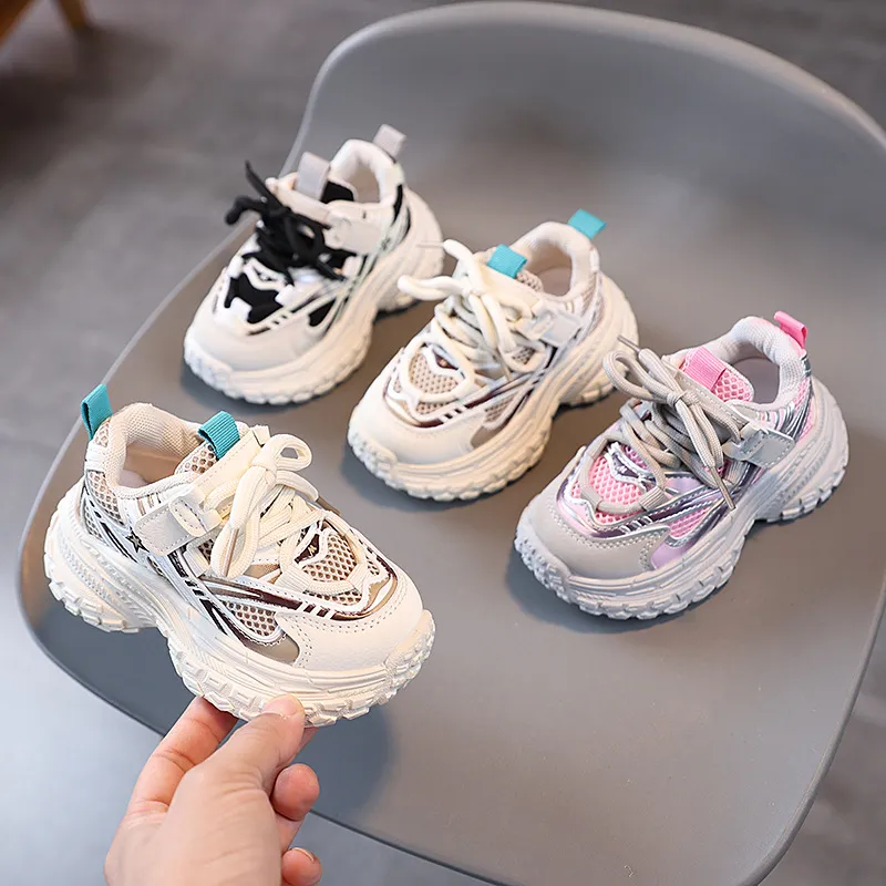Pantofi sport pentru fete și copii, primăvară și toamnă, versatili, pentru băieți, Littlesprouts, pentru alergare, la modă, pentru copii, pantofi de baschet_voghion.com