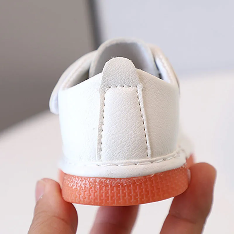 Chaussures de marche pour petites filles qui couinent pour bébé, joli design, pour tout-petits, mignonnes, tailles 15 à 19_voghion.com