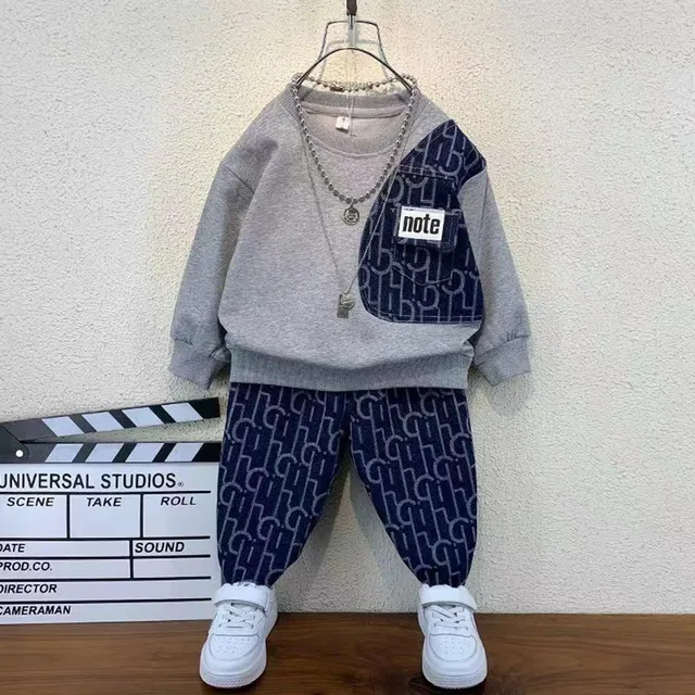 2023 Automne Bébé Garçons TracuitSets Nouveaux Enfants Décontracté Enfants Sport Costume À Manches Longues Vêtements De Sport Tout-Petit Garçon_voghion.com
