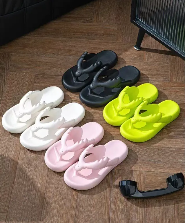 Thick Soled Flip-flops For Men And Women Summer Beach Sandals_voghion.com