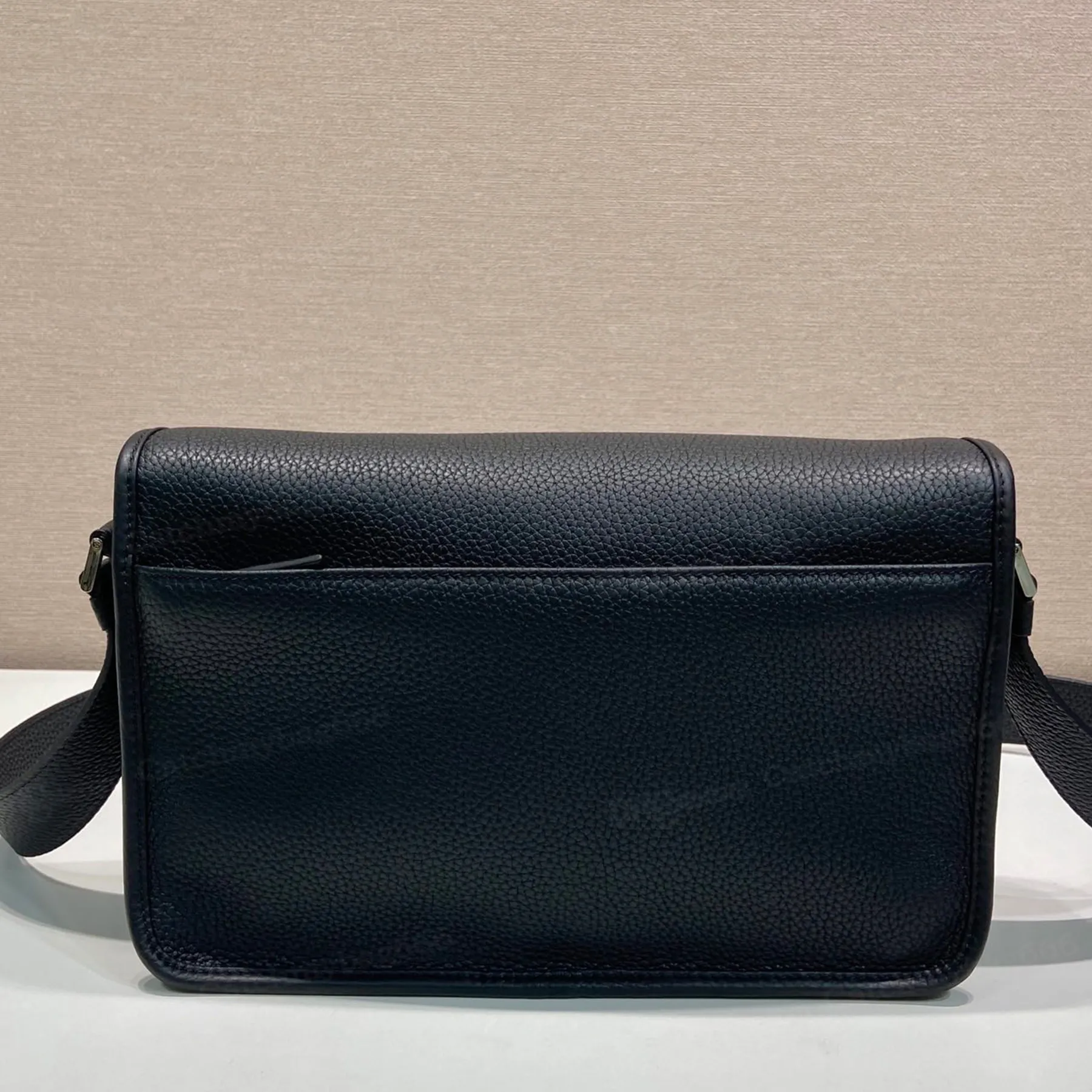 Nuova borsa a tracolla 10A in vera pelle con cerniera, tasca con fodera in nylon, tracolla regolabile, pochette da donna casual_voghion.com