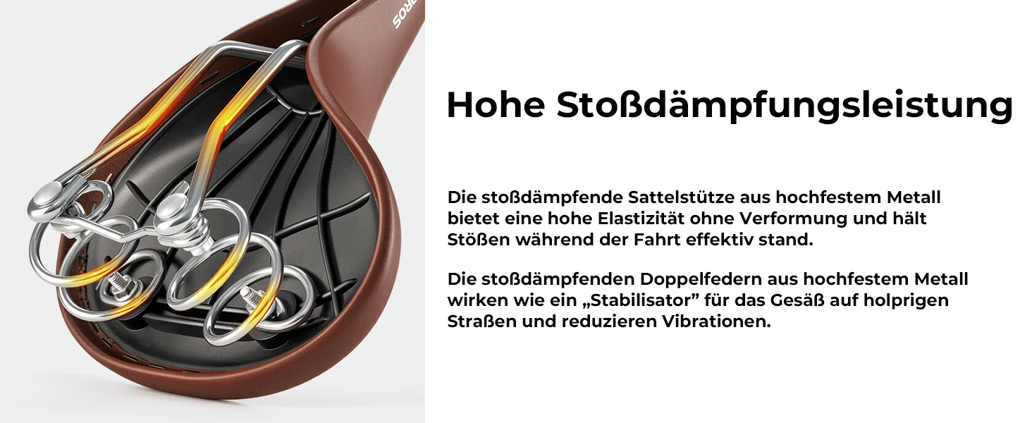 Sella per bici ergonomica confortevole e impermeabile da strada_voghion.com