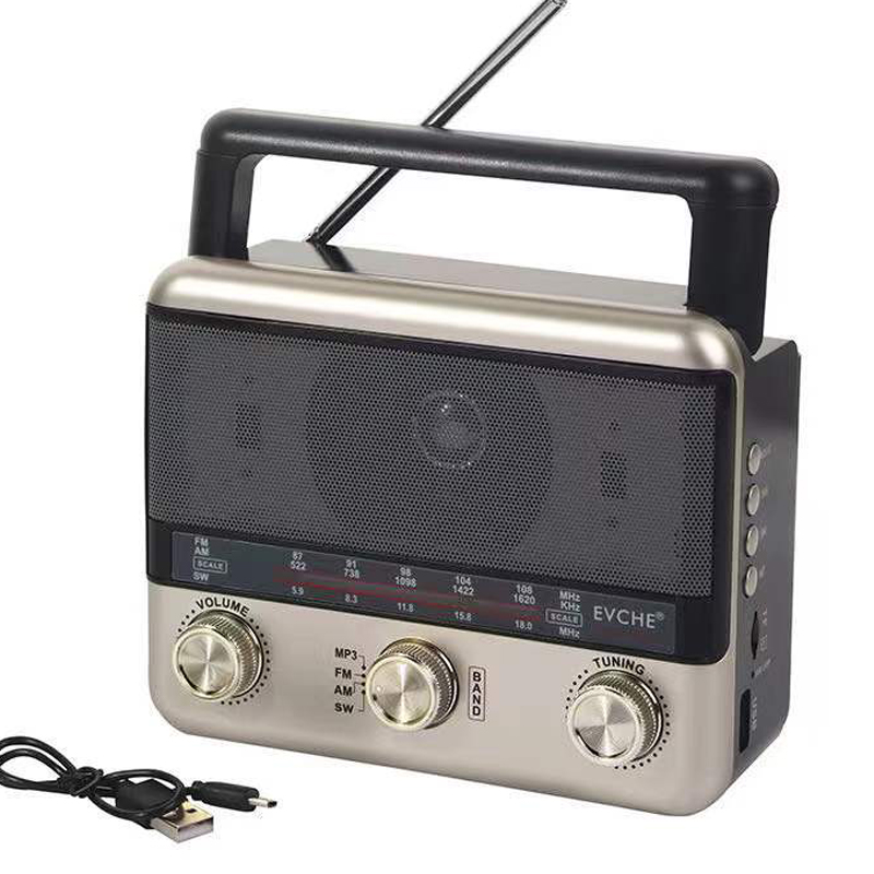 Φορητή λαβή Ηλιακή ισχύς έκτακτης ανάγκης AM/FM/SW Πλήρης ζώνη ραδιόφωνο Buletooth Κάρτα TF AUX Mp3 Music Player Torch Radio_voghion.com