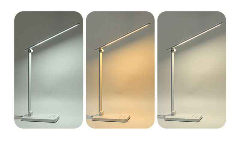 Lampă de birou minimalistă modernă cu protecție pentru ochi, lampă de citit cu LED-uri pentru dormitor, cadou pentru studenți_voghion.com