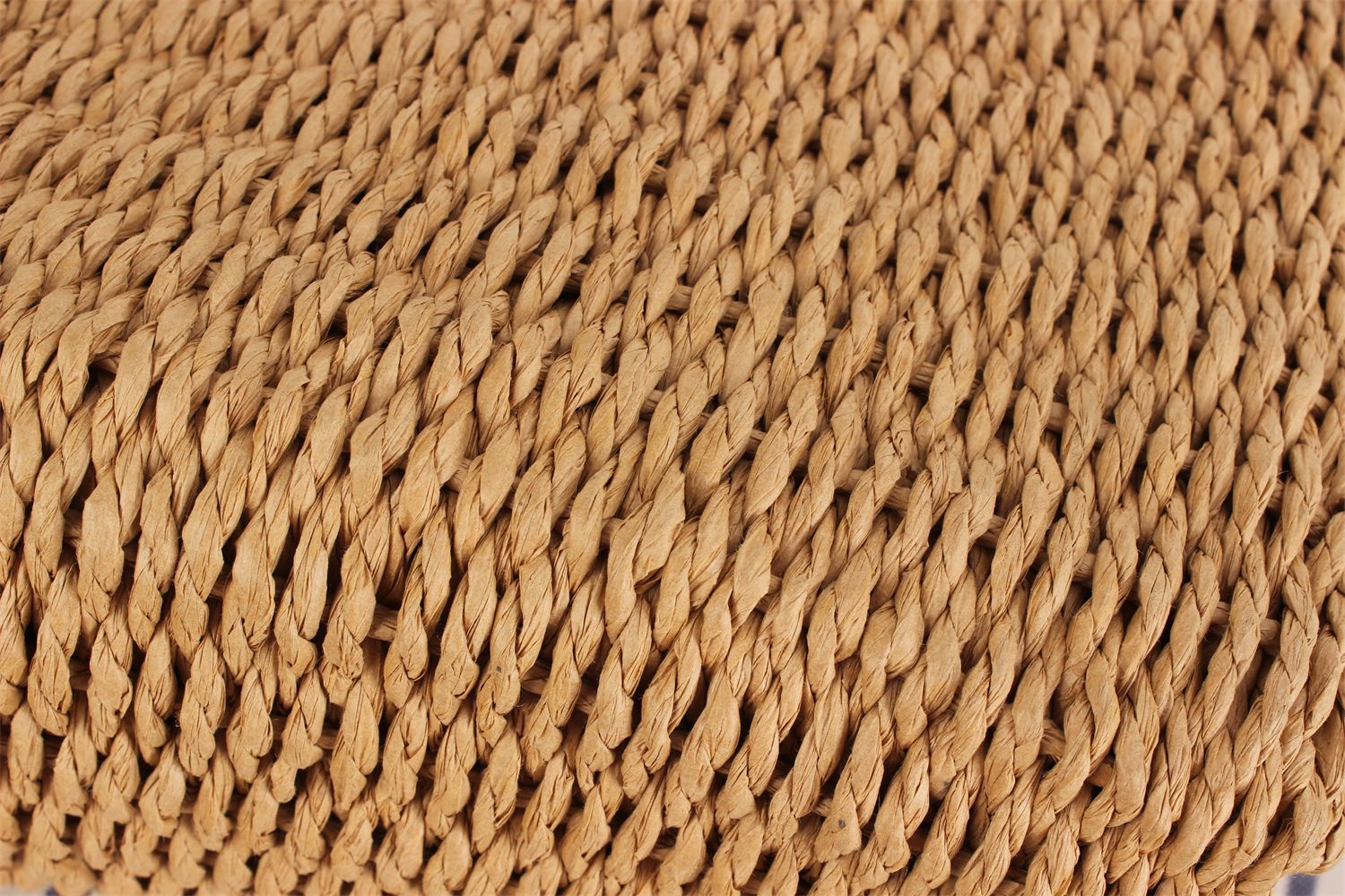 Dames strooien schoudertas in pastorale stijl strandtas_voghion.com