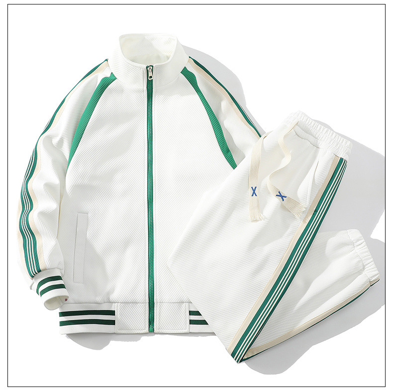 Men's Clothing Casual Sports Suits For Men And Women, Spring And Autumn Two Piece Suits For Couples, A Set Of Jackets And Coats, Trendy School Wear_voghion.com
