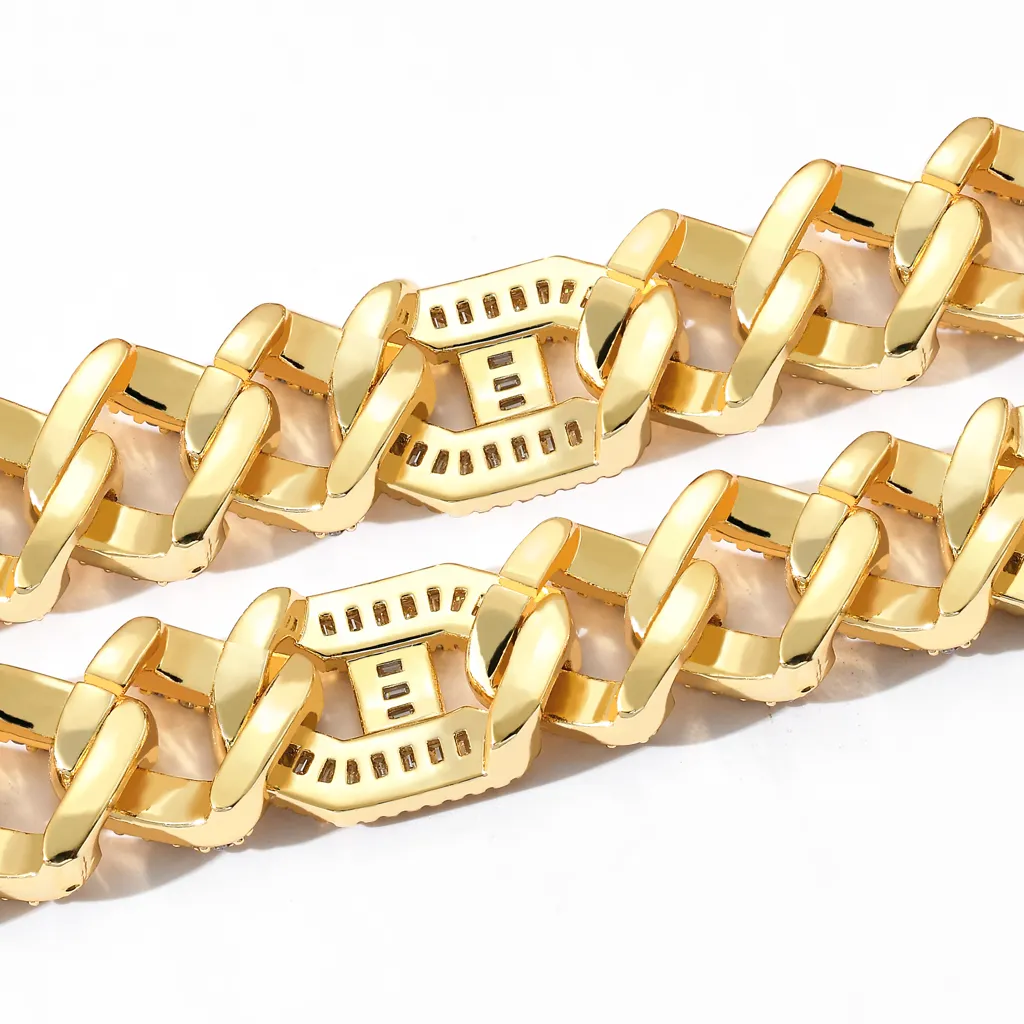 Mossan Diamond Miami 10 mm breiter Pig Nose Trend-BH mit Mikroeinlage aus Zirkonia, kubanische Kette für männliche und weibliche Rapper, Hip Hop_voghion.com