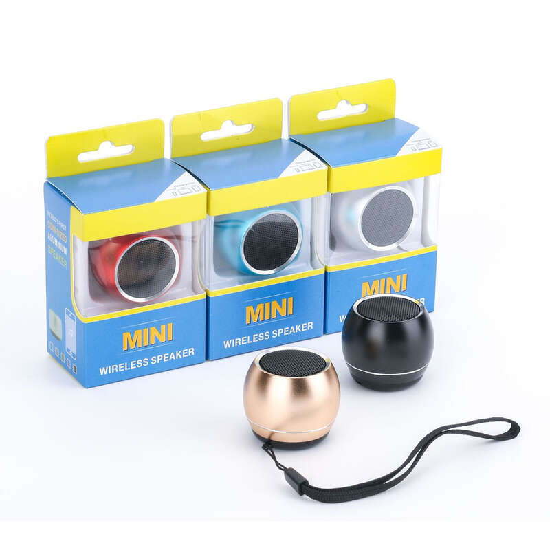 Mini subfalante de metal, alto-falante Bluetooth portátil criativo para áreas externas_voghion.com
