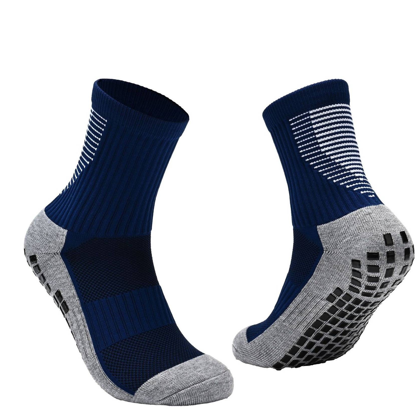 Non-Slip Dot Grip Socks For Adults & Kids - Breathable Sports Socks With Thick Terry Cushion For Training & Competition (Multi-Color Options)​_voghion.com