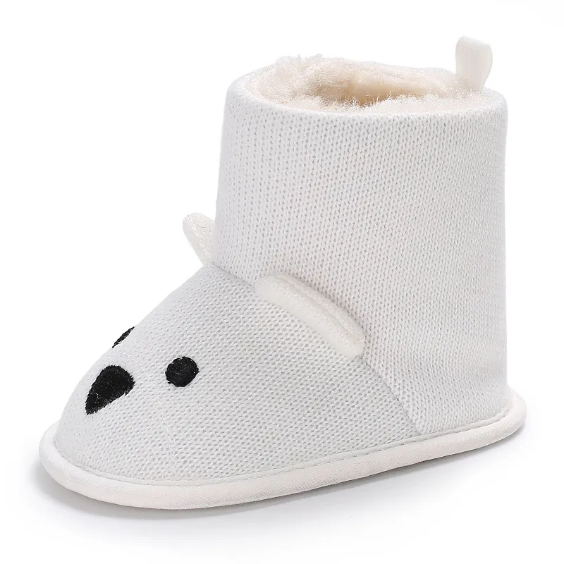 Infant Winter Baby Toddler Newborn Cute Cartoon Bear Shoes Cutefeet Girls Boys Little Kid First Walkers Snow Boots_desvips.com