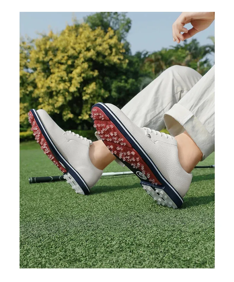 Mens Shoes Spikeless Golf Footwear Comfortable Walking Sneakers 250221_voghion.com