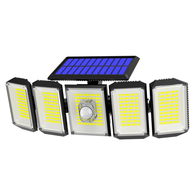 300 LED-i päikesevalgustid välisaiavalgustid LED liikumisanduriga seinalamp veekindel võimas reguleeritav päikesevalgusti_voghion.com