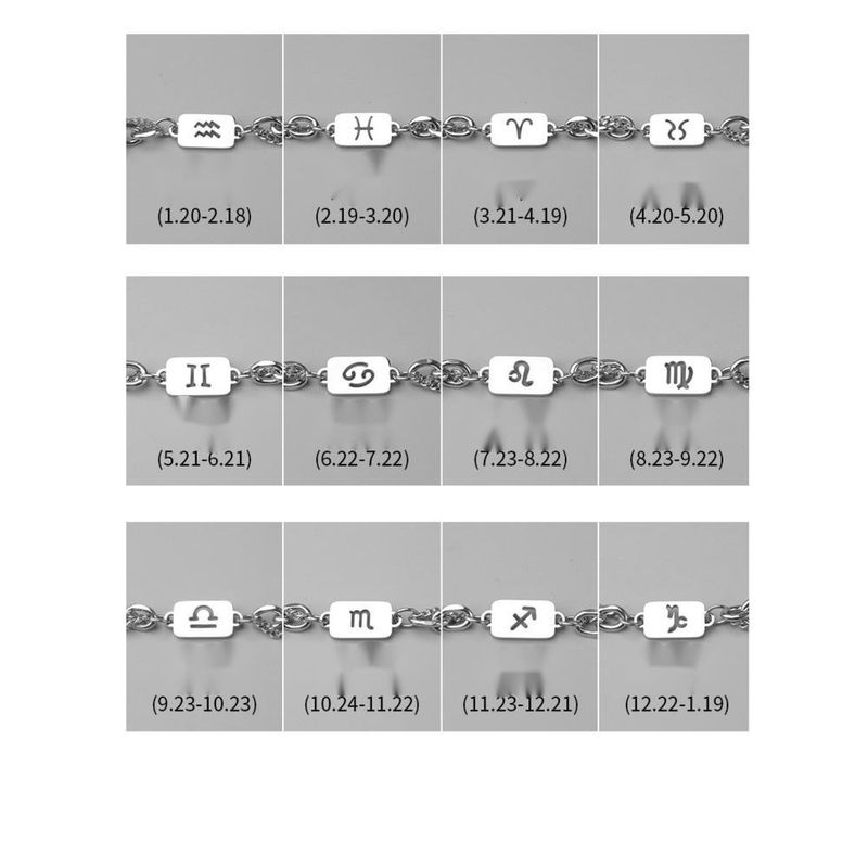 Twee Zodiac Light Nischendesign-Accessoires, hochwertige und vielseitige Herren- und Studentenarmbänder für Damen_voghion.com