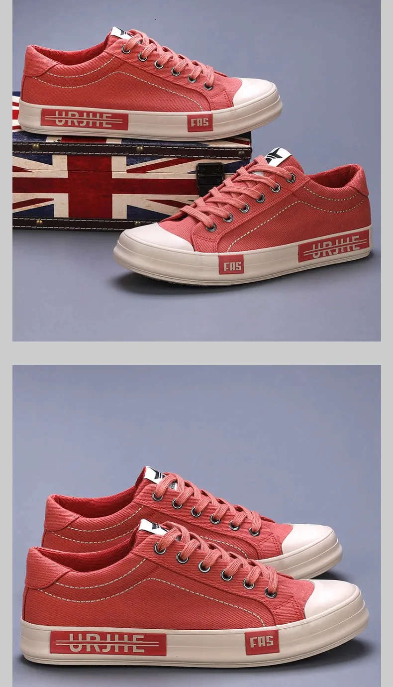 Hochwertige Herren-Canvas-Mode, bequeme Herren-Freizeitschuhe, atmungsaktiv, flach, zum Schnüren, für den Außenbereich, rutschfeste Herren-Sneakers 250225_voghion.com