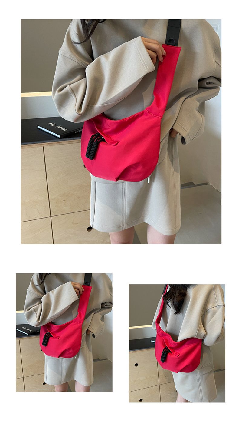 2024 Neue lässige, vielseitige, leichte Canvas-Tasche für Damen, einfache und modische Knödeltasche, große Kapazität,_voghion.com