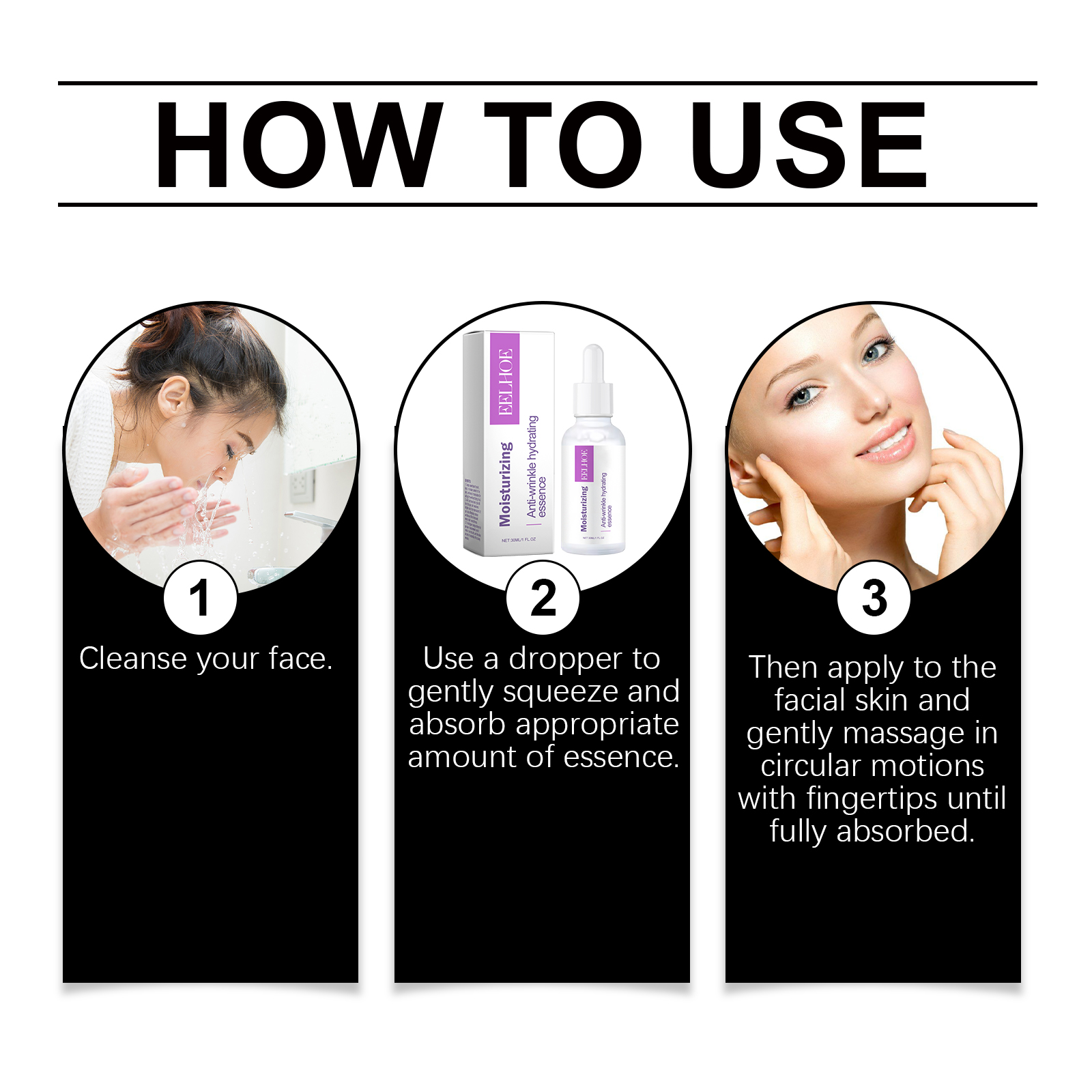 EELHOE Moisturizing And Anti-Wrinkle Hydrating Essence Hydrating And Rejuvenating Skin Repair Facial Essence Wet Compress Water_voghion.com