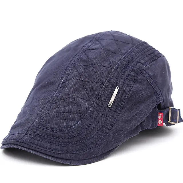 New Arrivals 2024 New Cotton Beret Hats Men Women Summer Flat Cap Male Vintage Caps Fall Berets Men's Hat for Auntumn Winter_voghion.com