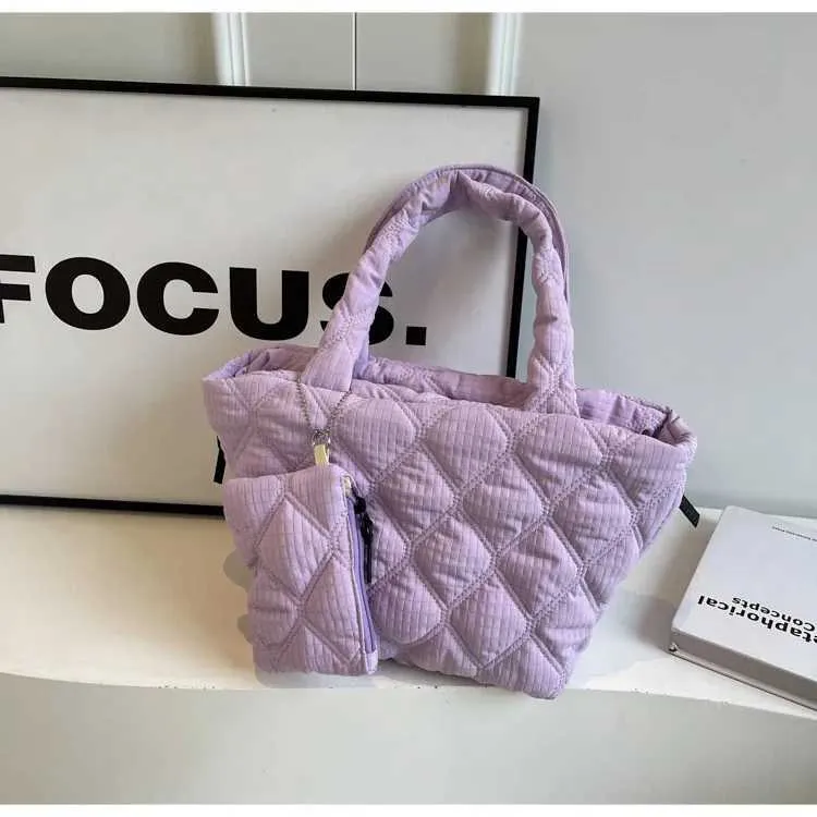 Damen Stepptaschen Set Große Schultertasche Und Handtasche_voghion.com