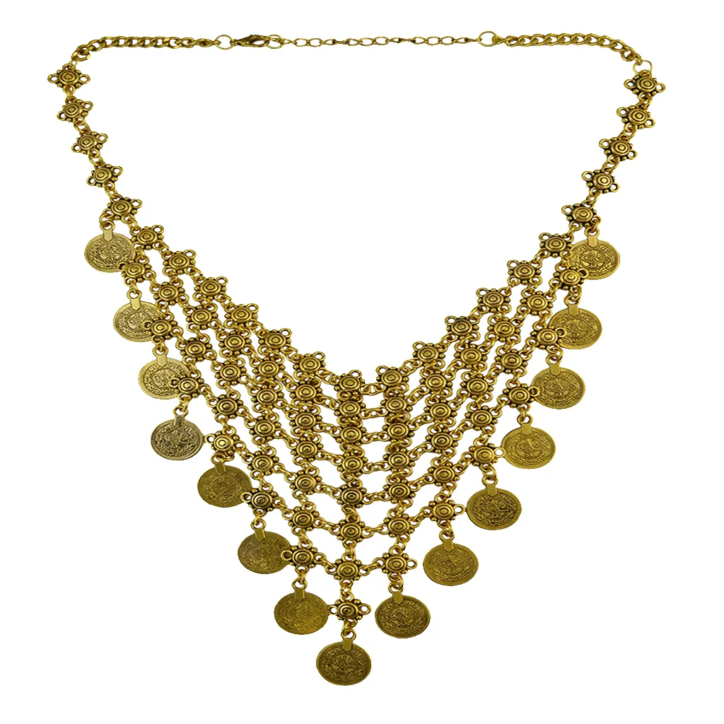 Collane con ciondolo Collana con nappa da donna Stile bohémien Gioiello pendente al collo Choker_voghion.com