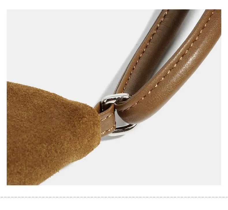 Borsa a spalla croissant da donna - elegante borsa crossbody_voghion.com