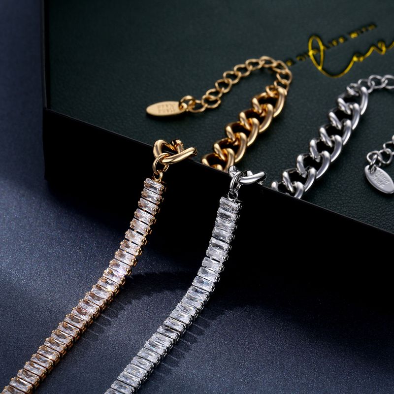 Trendy hip-hopový párový dámský náramek Ins Ring-k z kovu za studena skládaný v novém stylu_voghion.com