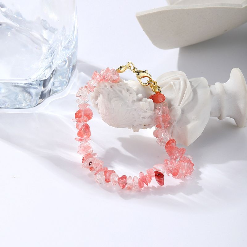 Fußkettchen Modeschmuck Böhmisches Natursteinarmband_voghion.com