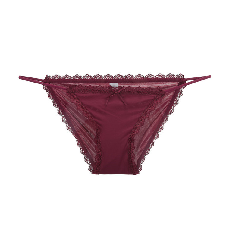 Intimo Mutandine sexy in pizzo Slip senza cuciture da donna, leggings trasparenti_voghion.com