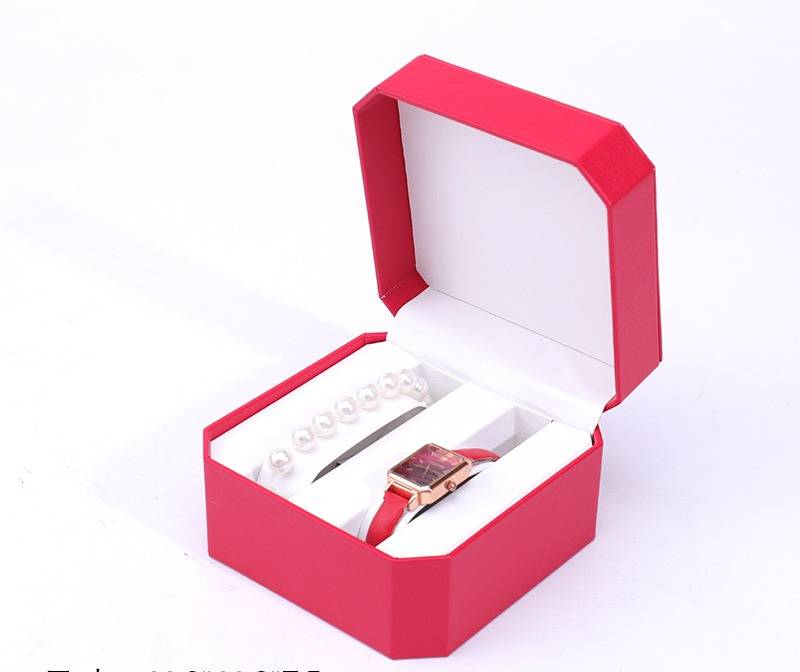 Elegantes Uhrenbox-Set aus PU-Leder mit Klappdeckel für Paare – Schmuck- und Uhrenaufbewahrungset mit weichem Futter, stilvolle Geschenkverpackung für Damen und Herren_voghion.com