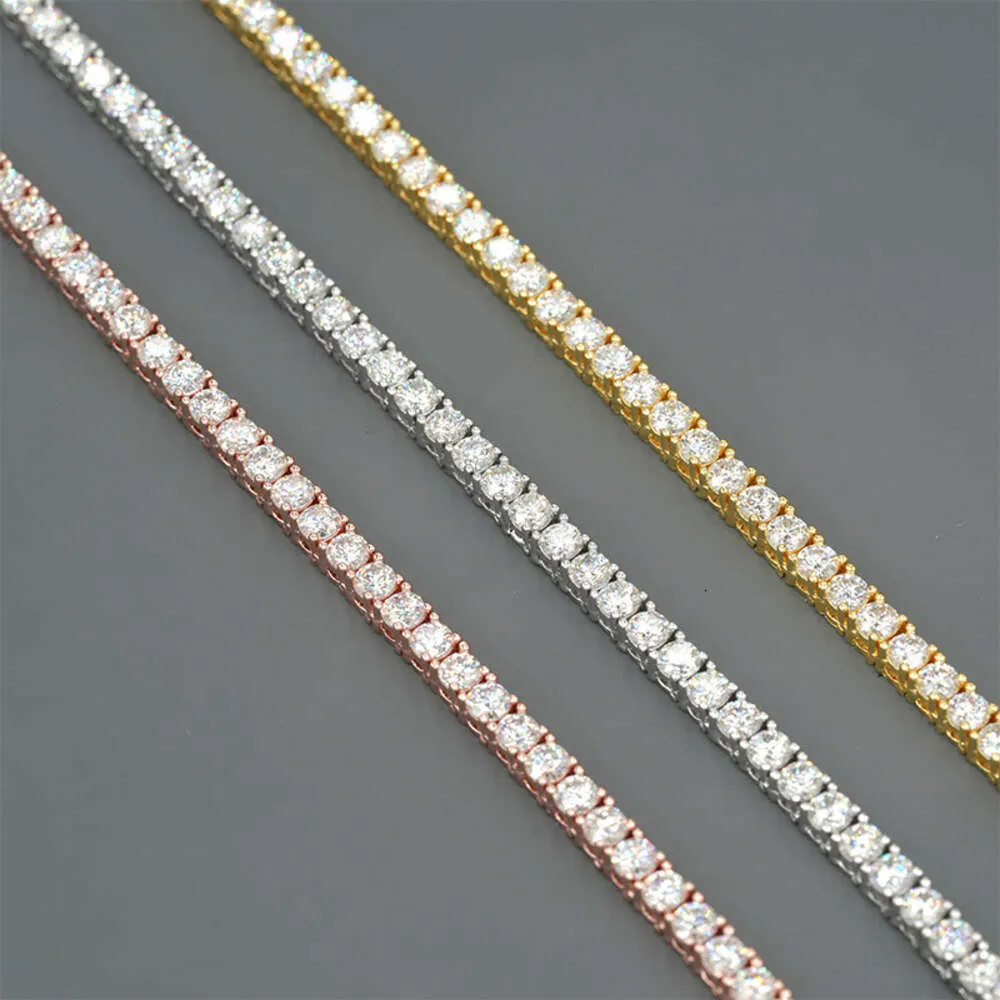 vente en gros moi femmes glace plaqué or S sterlig argent teis hiphop ecklace bijoux vvs diamod mossaite moissaite_voghion.com