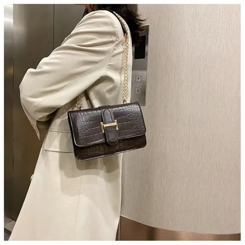 Quadratische Schulter für Frauen 2023 Crossbody Weibliche Kette elegante Designer Marke Puse og Taschen_voghion.com