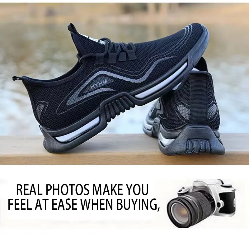 Breathable Lightweight Running Shoes For Men Versatile Sneakers_voghion.com