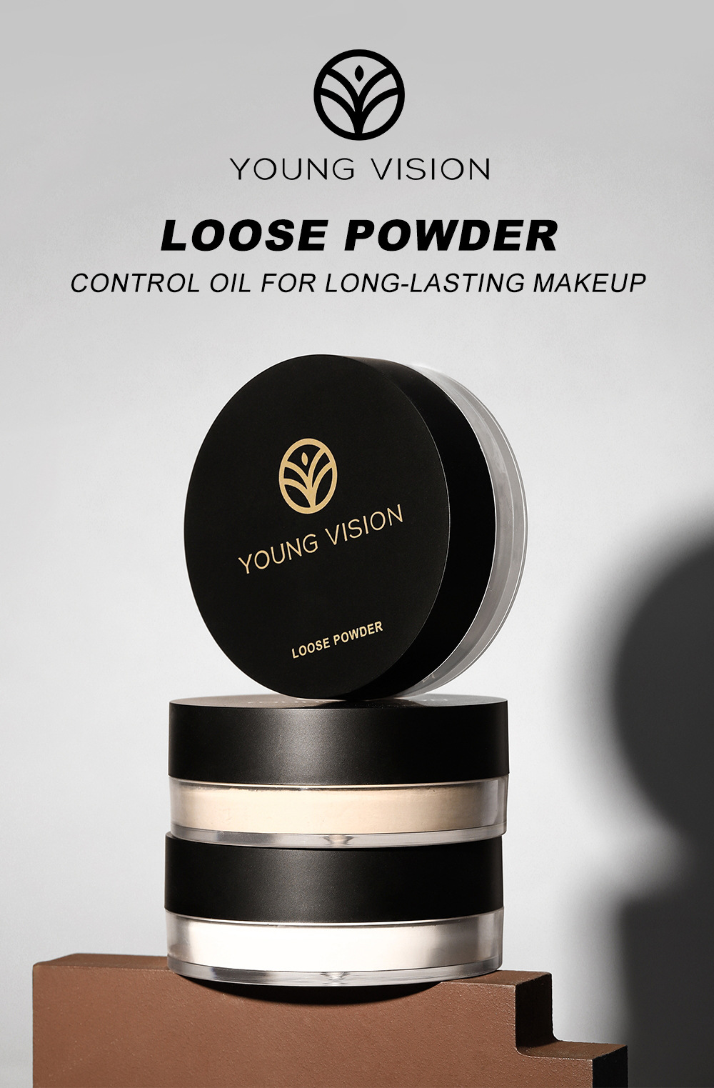 Poudre libre pour le visage, imperméable, contrôle de l'huile, poudre de réglage translucide, cosmétiques professionnels pour femmes, maquillage durable pour Pores invisibles_voghion.com