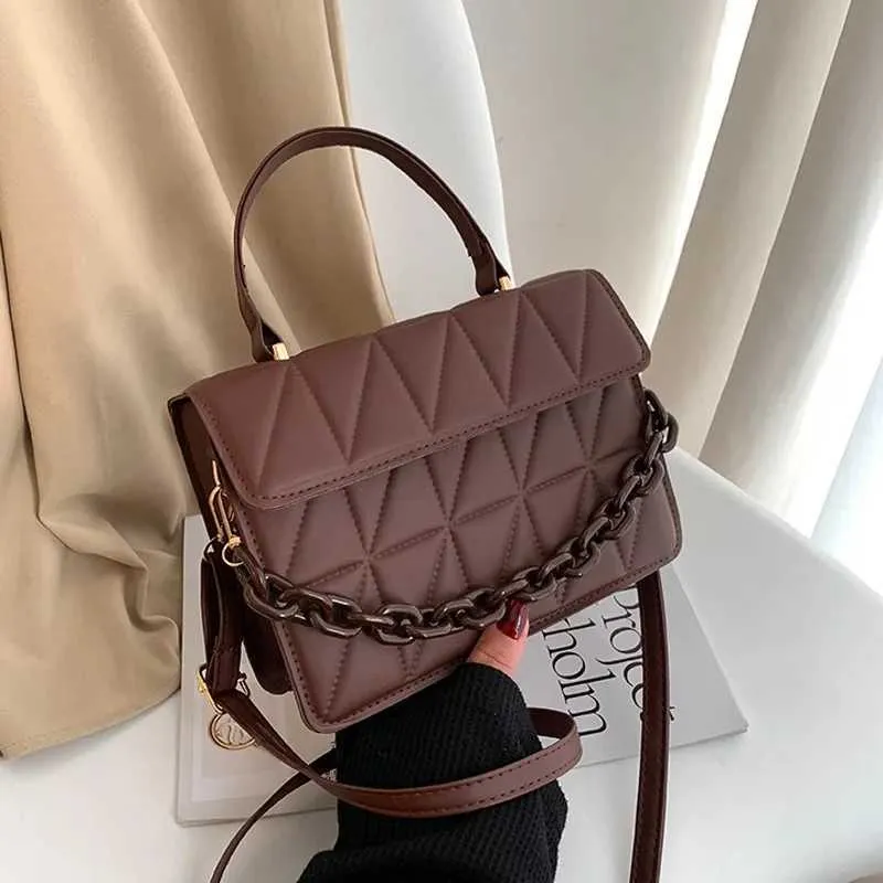 Modna krata Wen Shoe Fi Chain Cross Body Bag Markowe torebki i portfele designerskie Mała torebka z klapką Y241026_voghion.com