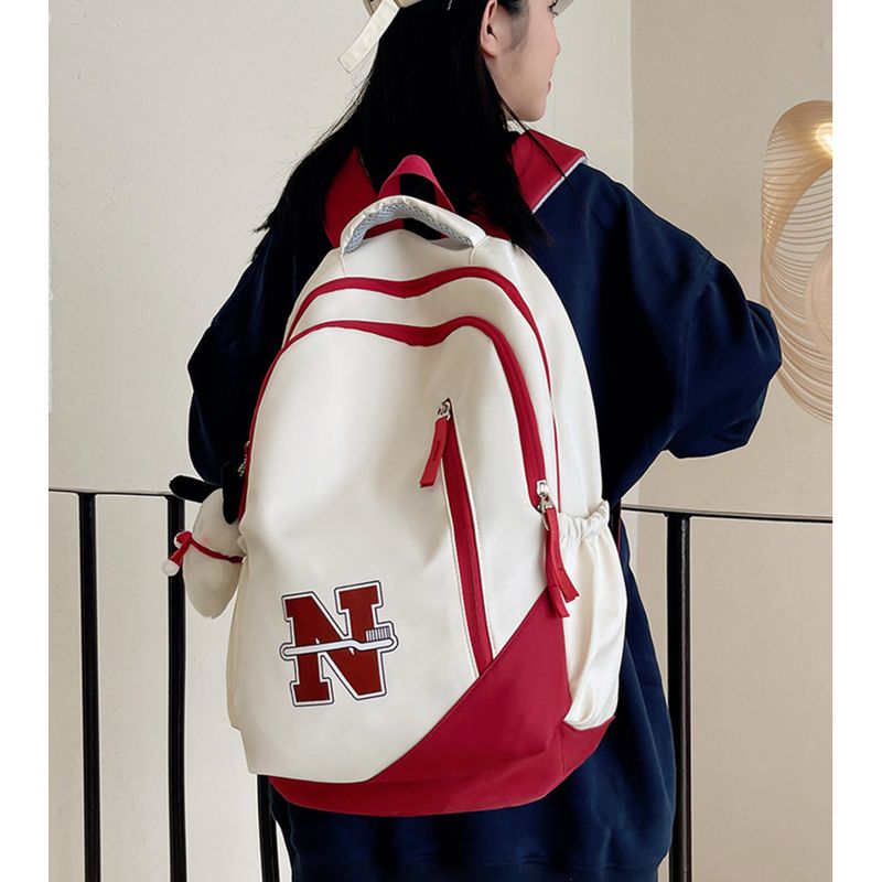 Mochila masculina e feminina de grande capacidade, à prova d'água, resistente ao desgaste, bolsa de viagem para curta distância ao ar livre, simples e_voghion.com