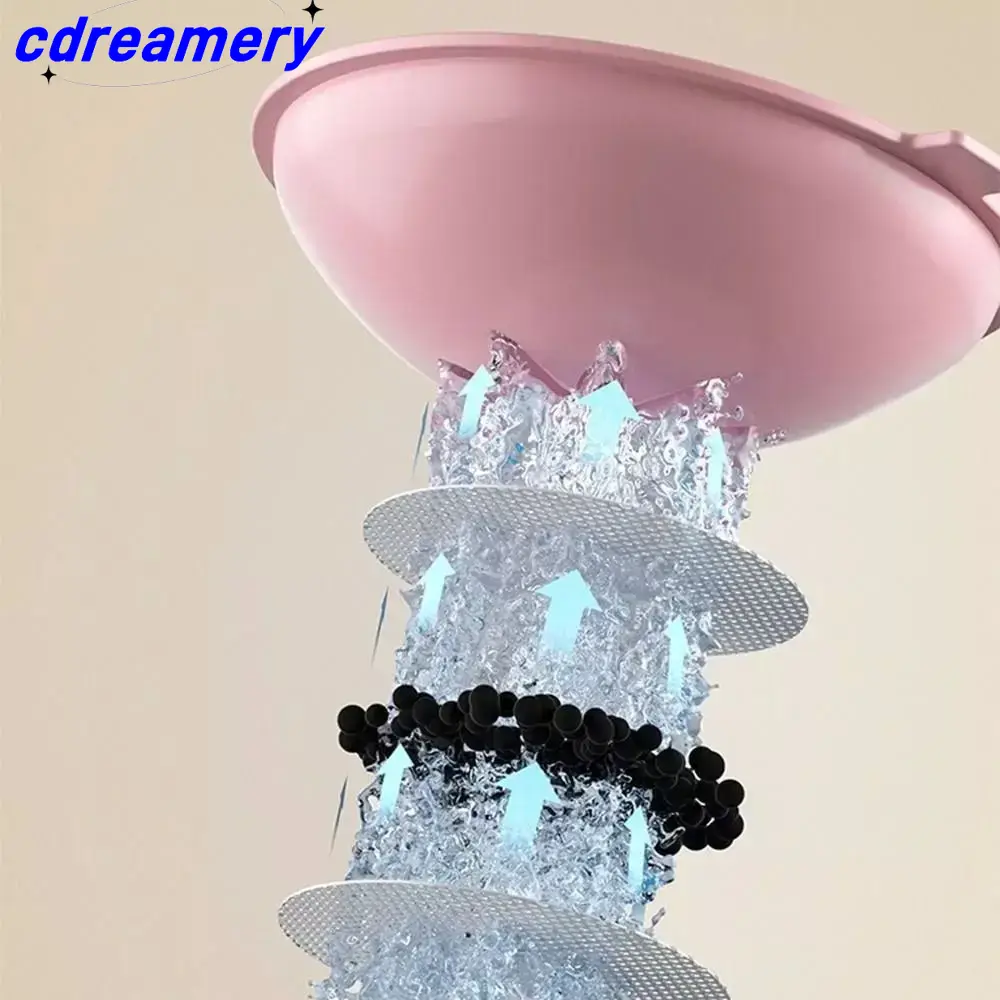 2-in-1 Cartoon Automatischer Futter- und Wasserspender für Haustiere, auslaufsicherer ABS-Kunststoff, Futternapf mit großem Fassungsvermögen für Hunde und Katzen_voghion.com