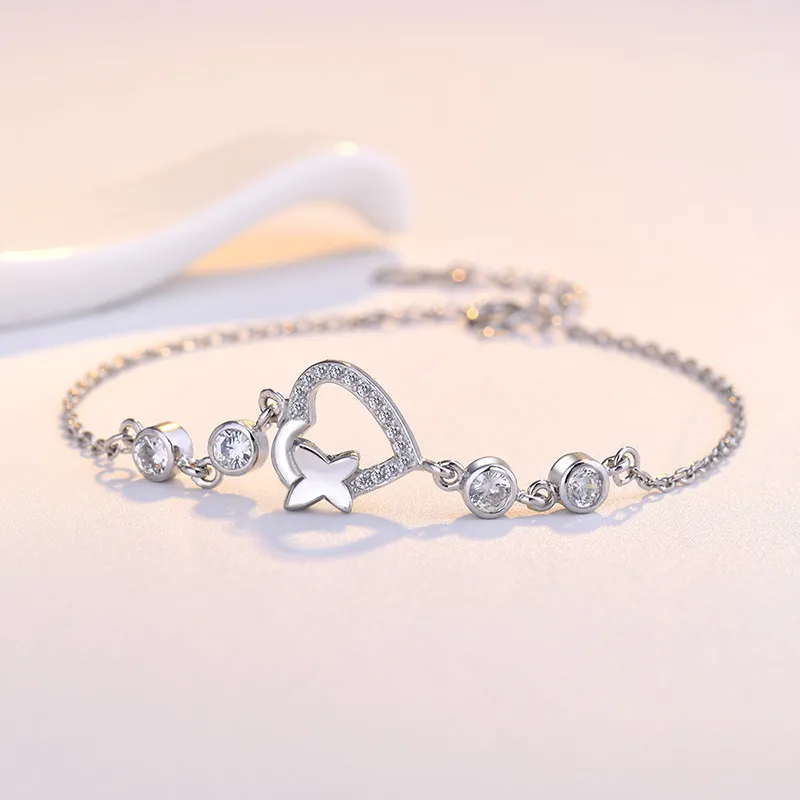 Bracciale Sterling da donna, per studenti, design di minoranza, regalo di compleanno per le amiche_voghion.com