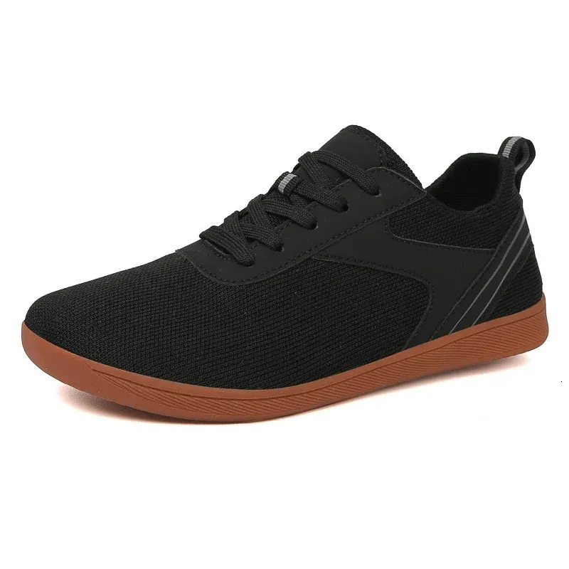 Barefoot Sneakers Men Comfortable Wide Toe Casual Walking Trainers_voghion.com