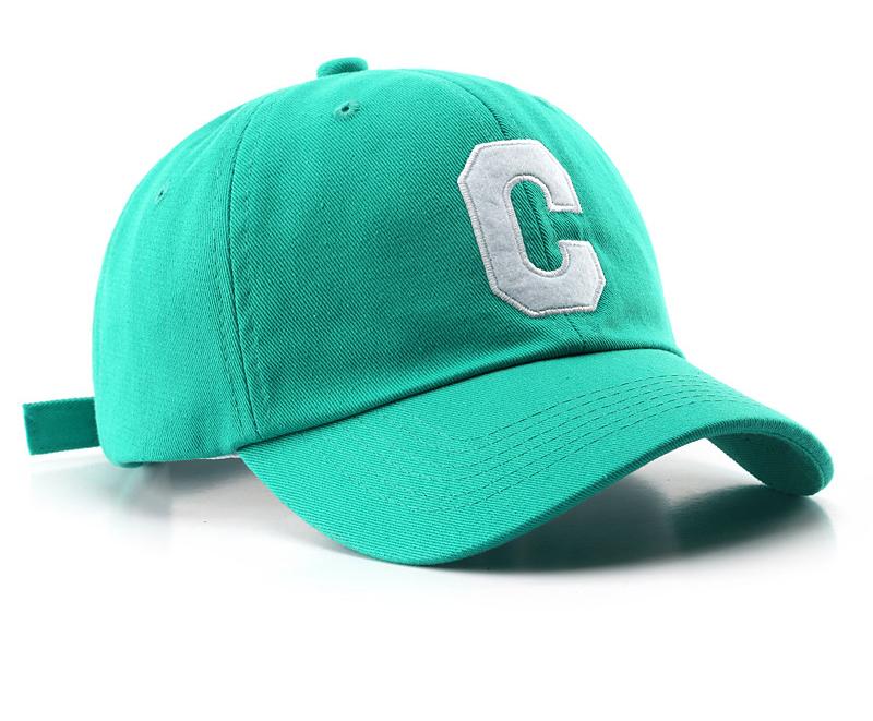 Korean version of fashionable and retro large C-letter embroidered duckbill hat, outdoor women's sun protection hat, men's casual baseball hat