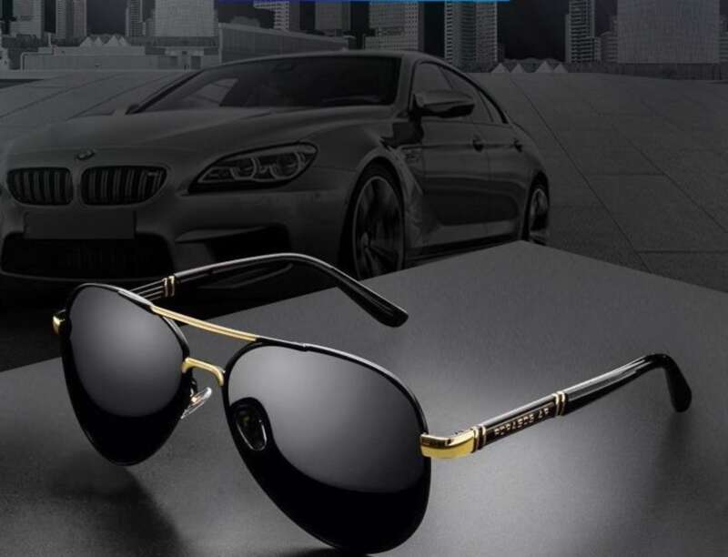 2024 Day And Dual-purpose Color Changing Sunglasses For Men With Night Vision, Driver's Polarizing Mirror, Sunglasses,_voghion.com